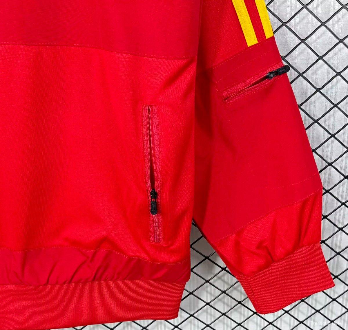 Retro 2010 Spain Home Full Zipper Jacket