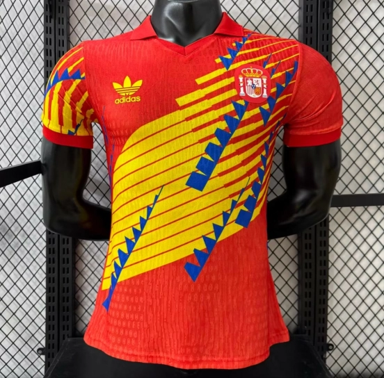 Player Version 2026 Spain 1993 Adidas Remake Home Jersey