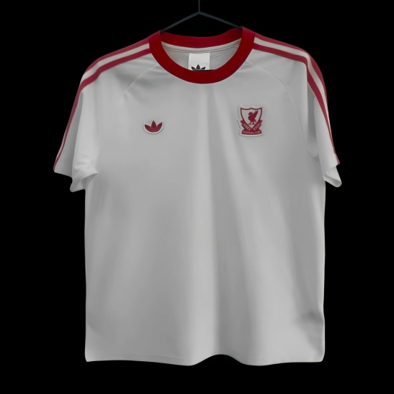 2026 Liverpool Adidas Terrace Icons White Jersey
