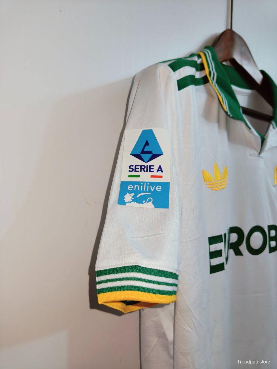 25/26 AS Roma Third White Jersey With Full Sponsors