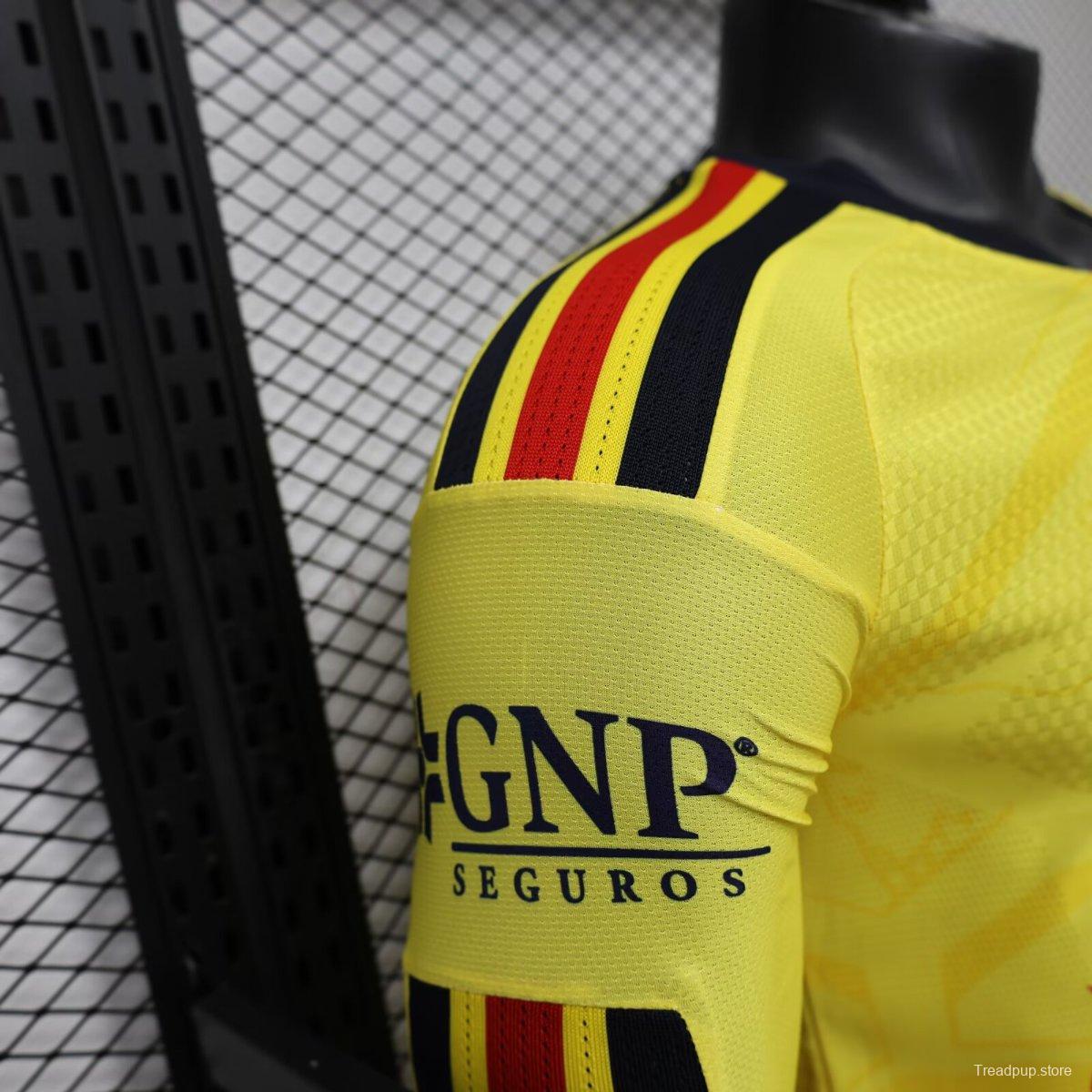 Player Version 26/27 Club America Home Long Sleeve Jersey