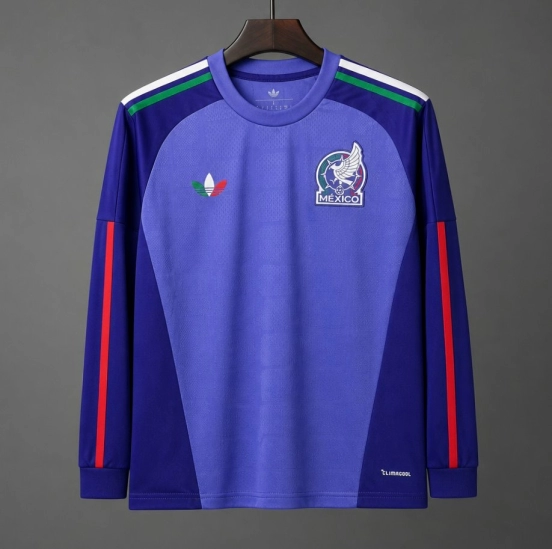 2026 Meixco ’Away Goalkeeper Purple Long Sleeve Jersey