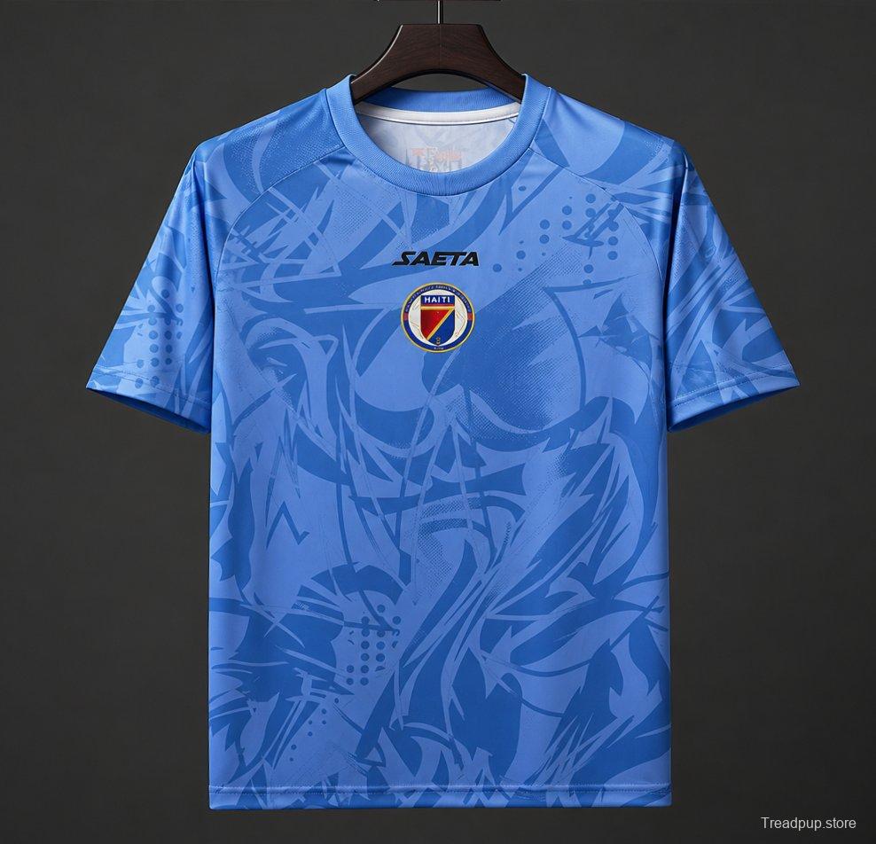 2026 Haiti Goalkeeper Sky Blue Jersey