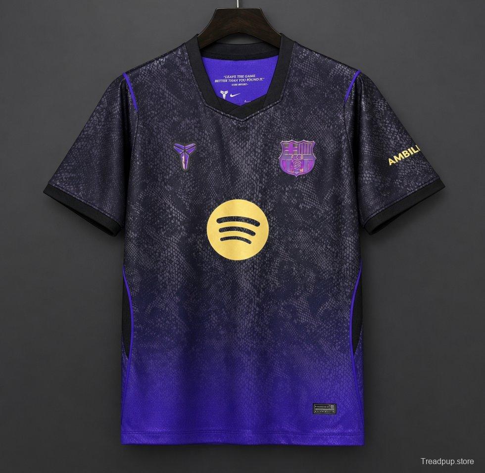26/27 Barcelona Away "Purple Mamba" Purple Black Jersey